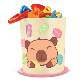 Maxi Juguetero Decorado: Capibara Bigotes