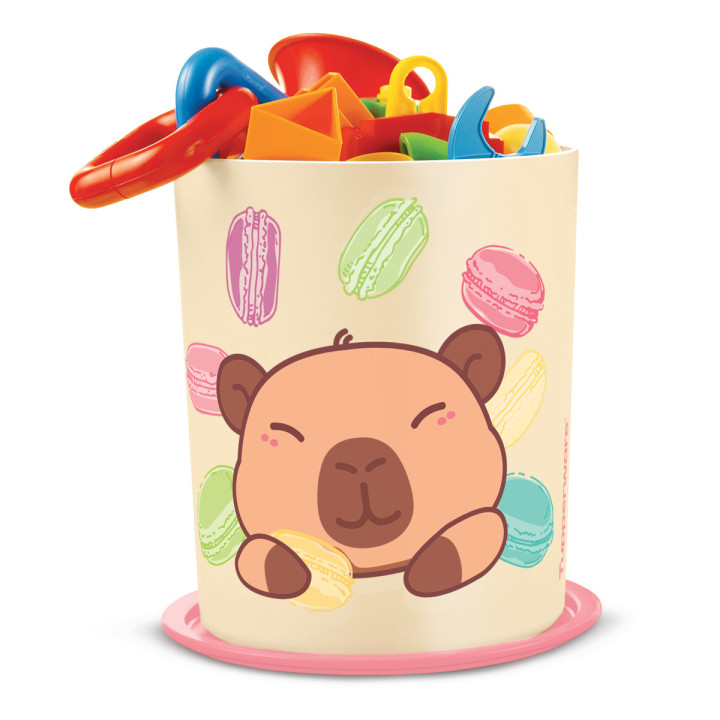 Maxi Juguetero Decorado: Capibara Bigotes